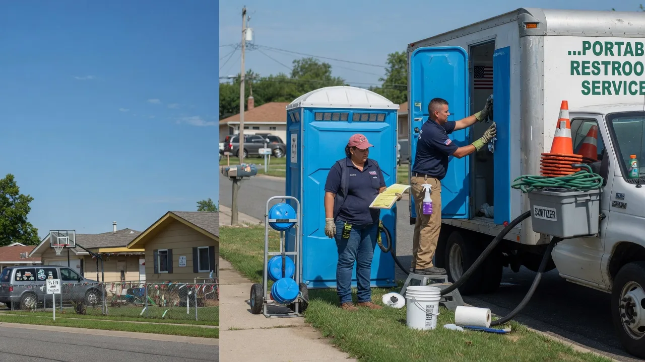 Portable Toilet Rental in Benton, IL near me